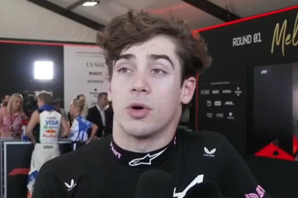 Franco Colapinto lamentó su sanción en la largada del GP de Australia: ‘Una locura’