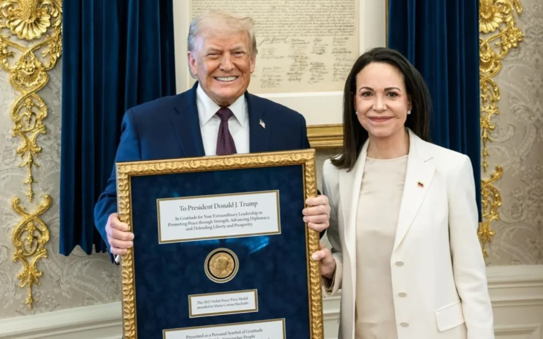 Trump y María Corina Machado mantuvieron una reunión en la Casa Blanca