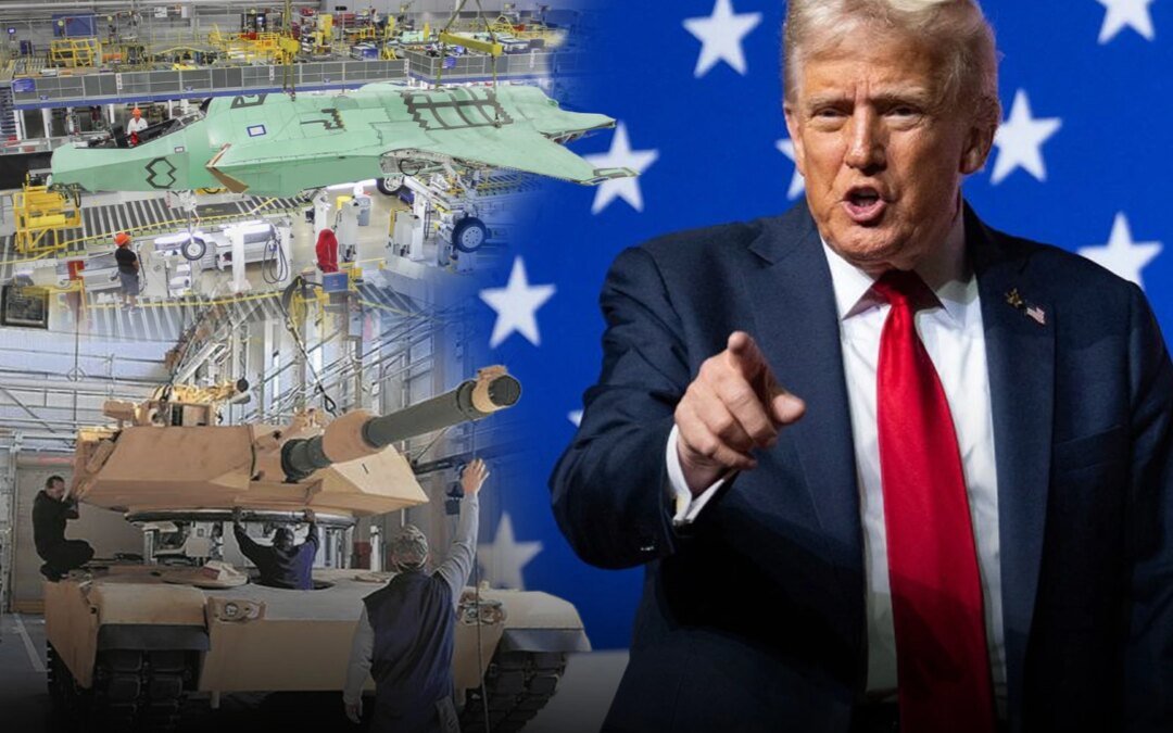 Donald Trump acordó cuadruplicar la producción de armamento con las principales empresas militares del país