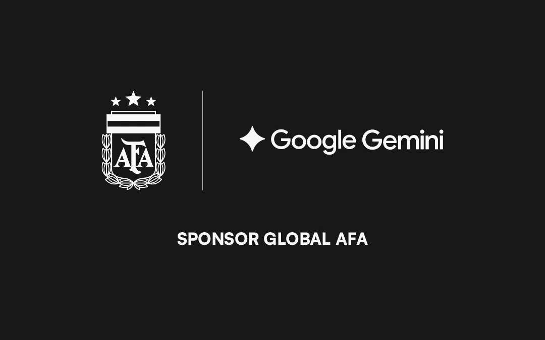 A través de Gemini, Google se suma a la Selección Argentina como nuevo Main Sponsor Global