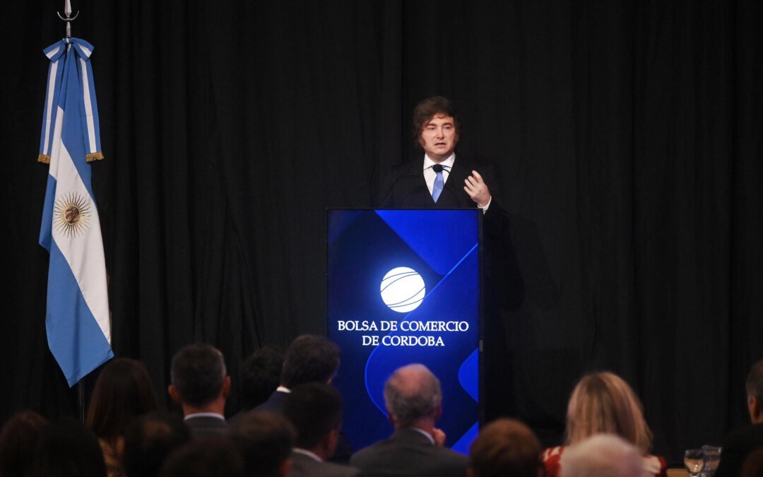El presidente Javier Milei en Córdoba: ”En agosto la inflación podría empezar con 0”