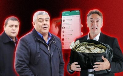 Hasta las manos: nuevos chats revelan que Pablo Toviggino le envió sobres con dinero al Director Nacional de Arbitraje