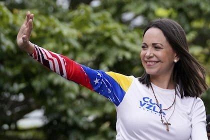 María Corina Machado celebró la vuelta de su partido politico a Caracas