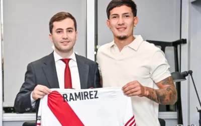 Tobías Ramírez fue presentado oficialmente como refuerzo de River