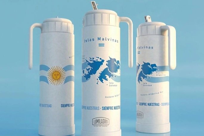 2-de-abril:-lumilagro-lanzo-un-termo-edicion-limitada-de-malvinas-y-genero-orgullo-en-las-redes