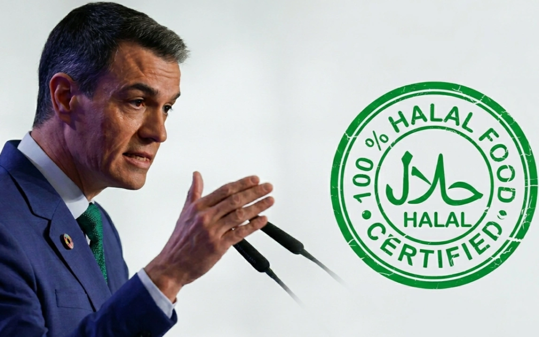 Pedro Sánchez destina millones de euros en alimentos halal y servicios aptos musulmanes para inmigrantes ilegales