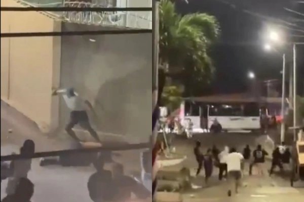 Terror en Colombia: barras del Real Cartegena y de Junior se enfrentaron en la previa del duelo ante Palmerias