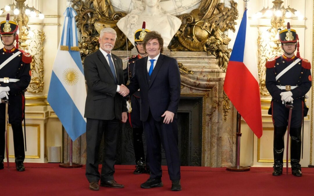 milei-recibio-al-presidente-de-republica-checa-y-fortalece-la-cooperacion-bilateral