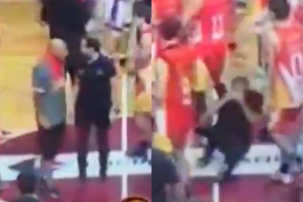 violencia-en-el-basquet-nacional:-un-hincha-le-dio-un-cabezazo-a-un-asistente-tecnico