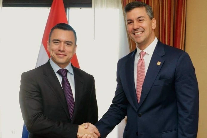 Ecuador y Paraguay avanzan en una estrategia conjunta contra el crimen organizado