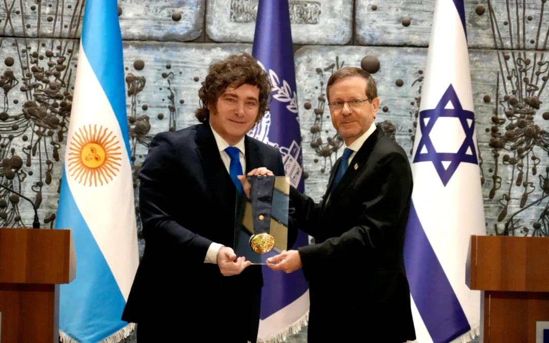 javier-milei-fue-premiado-con-la-medalla-presidencial-de-honor-en-israel