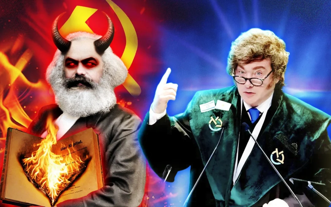 javier-milei-afirmo-que-marx-era-satanista:-“el-marxismo-es-una-teoria-satanica”