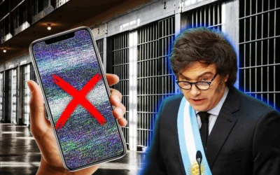El Gobierno de Milei bloqueará el uso de celulares en penales federales