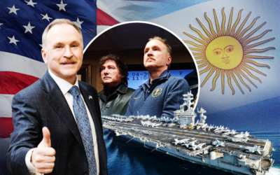 Peter Lamelas sobre la visita de Milei al USS Nimitz: “Estamos en una nueva era de relación bilateral”