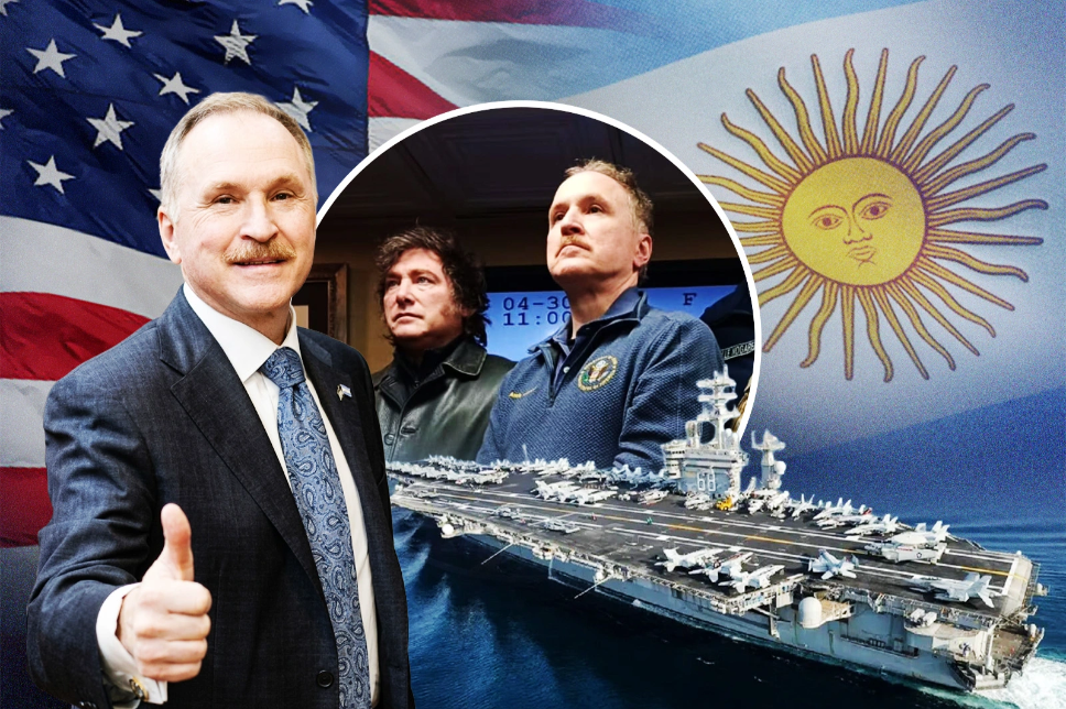 peter-lamelas-sobre-la-visita-de-milei-al-uss-nimitz:-“estamos-en-una-nueva-era-de-relacion-bilateral”