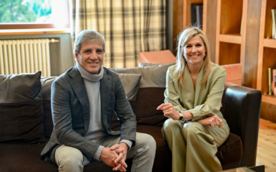 Caputo se reunió con la reina Máxima Zorreguieta en la previa al Foro Llao Llao