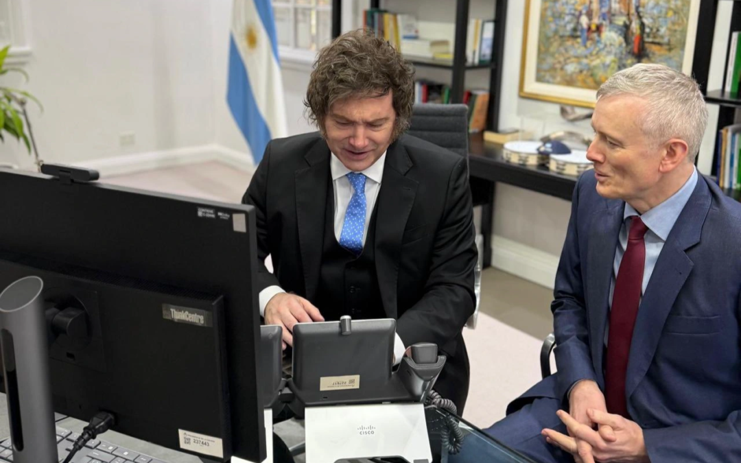 javier-milei-hablo-con-el-primer-ministro-de-canada-para-avanzar-en-la-agenda-economica-bilateral-y-regional