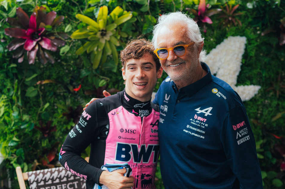 Flavio Briatore felicitó a Franco Colapinto por su gran GP de Miami: ‘Ha rendido al nivel que esperamos de él’
