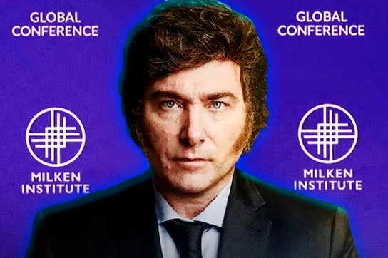 javier-milei-en-el-milken-institute:-“merecemos-que-sigan-mejorando-la-calificacion-crediticia”