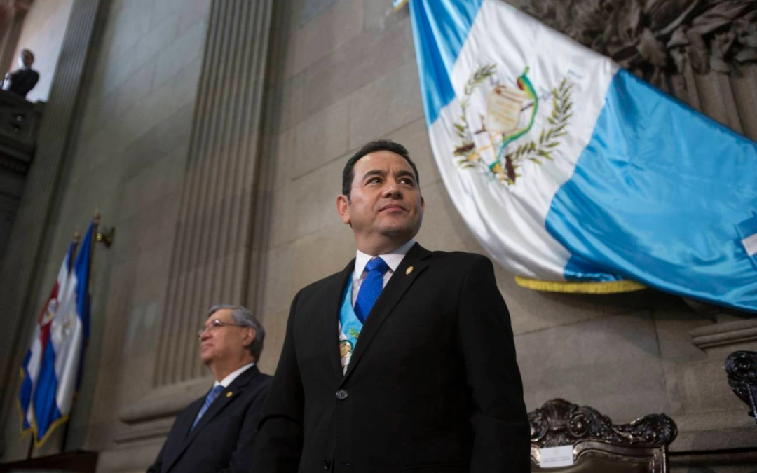 el-ex-presidente-de-guatemala,-jimmy-morales,-llega-a-cordoba-para-presentar-su-libro