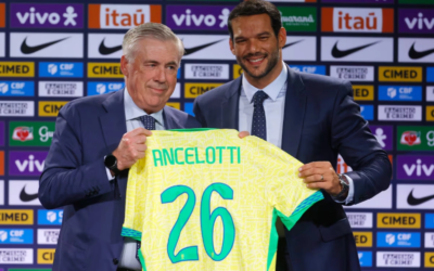 Hay técnico para rato: Carlo Ancelotti renovó contrato con Brasil hasta 2030
