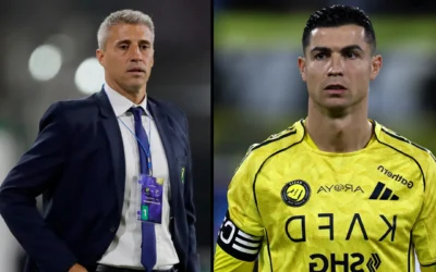 Hernán Crespo confesó lo que le dijo a Cristiano Ronaldo tras dejarlo eliminado