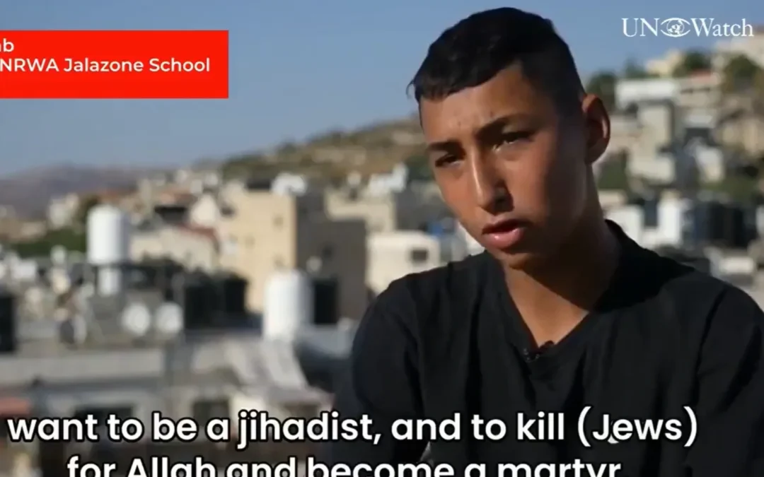 escandalo-en-la-unrwa:-un-estudiante-de-una-escuela-de-la-onu-llamo-a-“matar-judios”-y-convertirse-en-martir