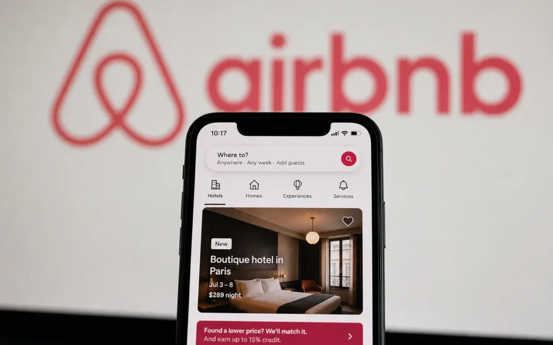 Airbnb se expande a reservas de hoteles y entregas de víveres
